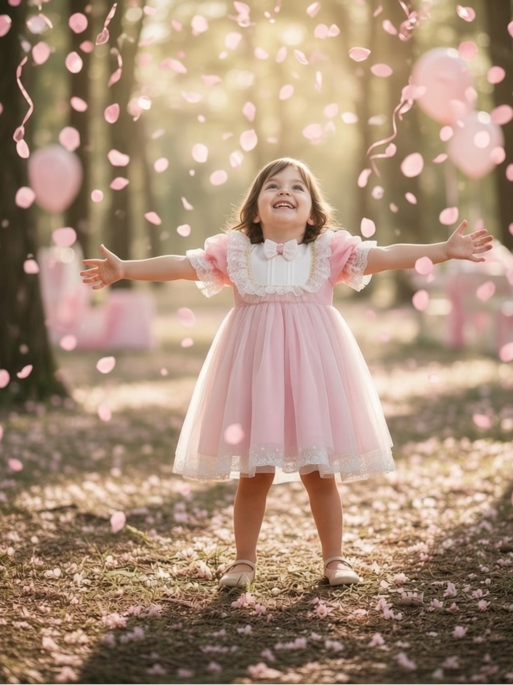 Pink Princess Dress for Kids - Elegant Party Dress